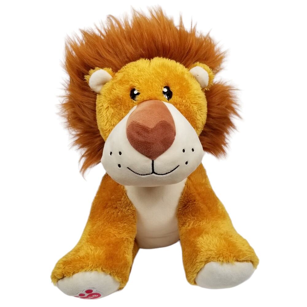 BAB Build A Bear Workshop Huge Hearted Lion Plush 021193